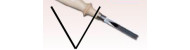 Sculptured chisel shaped 235mm
