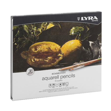 Lyra rembrandt aquarell set of 24 watercolor pencils met.pack - szal a
