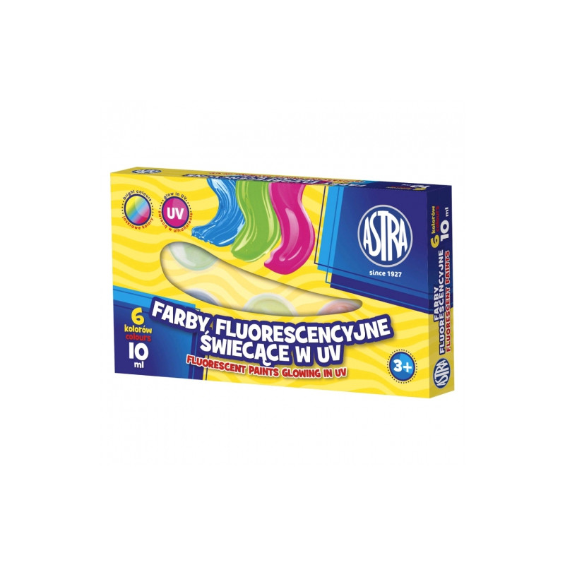 Astra set of 6 fluorescent inks 10ml