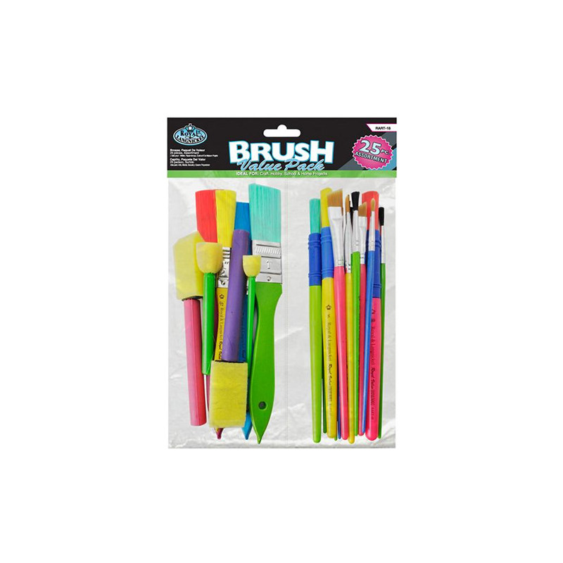Set of 25 mixed brushes Value Pack R & L