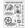 Viva Decor A5 Clear Silicone Stamps Set - Old Fashioned Design - szal