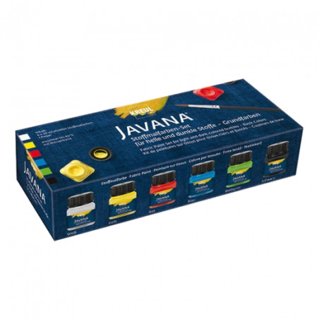 Kreul javana opak basic set 6x20ml
