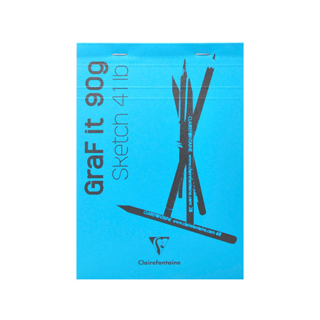 Szkicownik Clairefontaine graf it 90g 80ark - sklep plastyczny - szał
