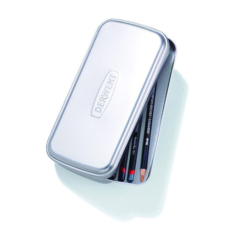Derwent metalowe pudełko na kredki (na max 42 sztuki) - sklep plastycz