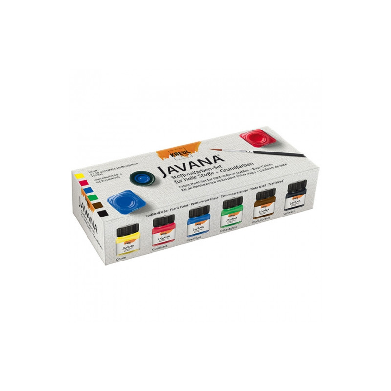 Kreul javana basic sunny 6x20ml set of paints