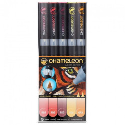 Chameleon warm tones zestaw 5 markerów - sklep plastyczny - szał dla p