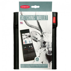 Derwent sketching wallet drawing set