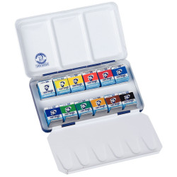 Talens van gogh watercolor 12 pan pocketbox metal case