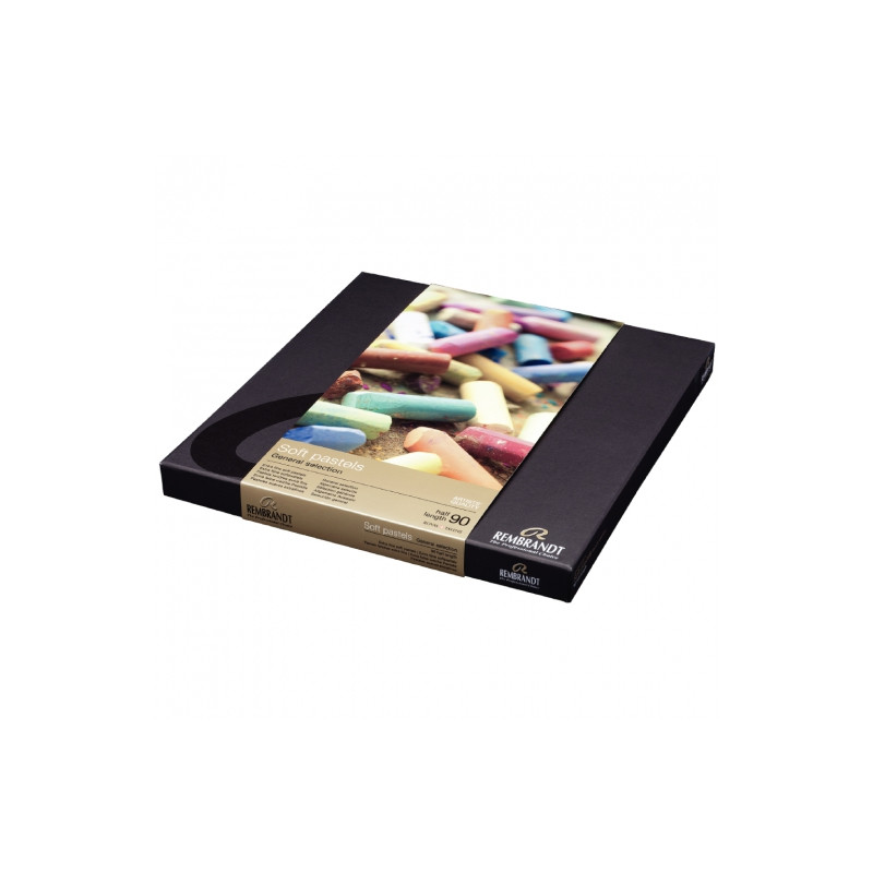 Talens rembrandt zestaw 90 suchych półpasteli - sklep plastyczny - sza