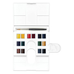 Winsor&Newton professional set of 14 semi-cubes watercolors