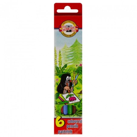 Koh-i-noor tom&jerry krecik zestaw 6 kredek szkolnych - sklep plastycz
