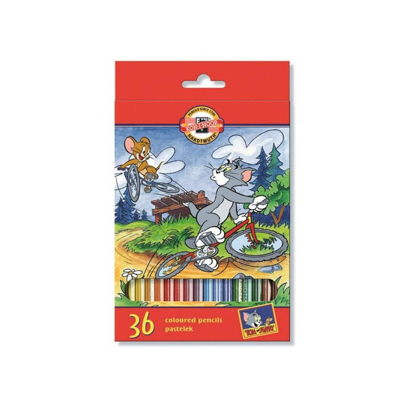 Koh-i-noor tom&jerry krecik zestaw 36 kredek szkolnych