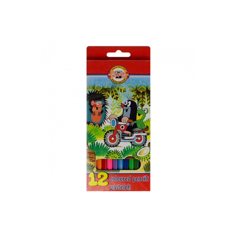 Koh-i-noor tom&jerry krecik zestaw 12 kredek szkolnych - sklep plastyc