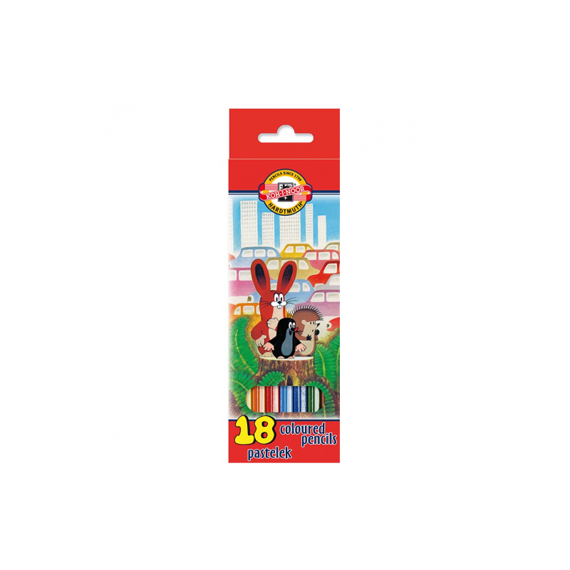 Koh-i-noor Tom&amp;Jerry the Molest set of 18 school crayons - plastic store