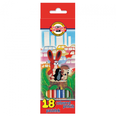 Koh-i-noor Tom&amp;Jerry the Molest set of 18 school crayons - plastic store
