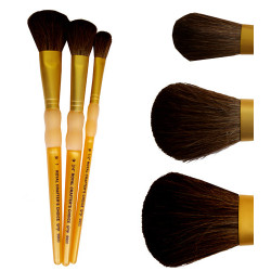 Royal zestaw 3 pędzli wielbłąd puszysty