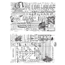 Viva Decor A5 Clear Silicone Stamps Set - Sketches - szal art - sklep