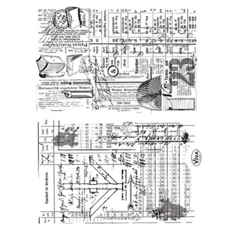 Viva Decor A5 Clear Silicone Stamps Set - Sketches - szal art - sklep