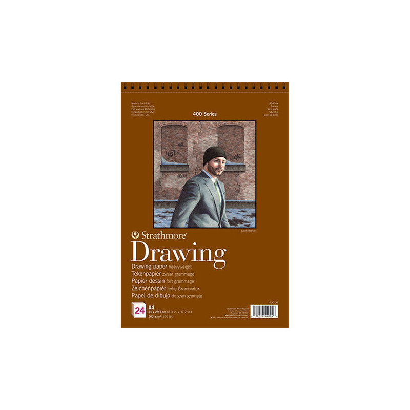 Strathmore s.400 drawing paper 163g 24 sheets - szal art - sklep plast