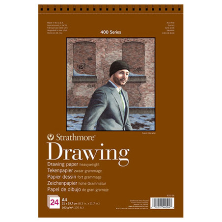 Blok Strathmore s.400 drawing 163g 24ark - sklep plastyczny - szał dla