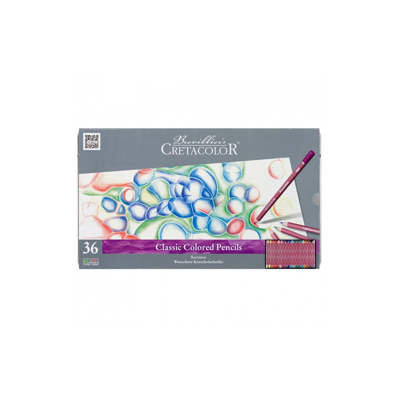 Cretacolor carmine set of 36 artistic crayons