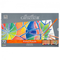 Cretacolor fine art set of dry pastels in a colored pencil 72 colors