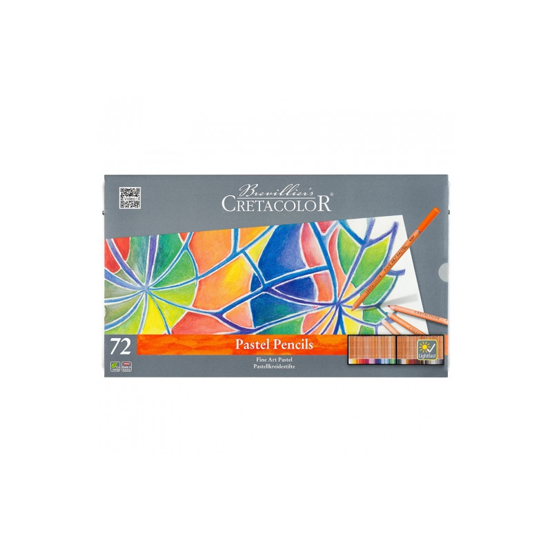Cretacolor fine art zestaw pasteli suchych w kredce 72 kolory - Sklep