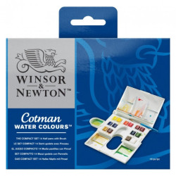 The set of watercolors Winsor & Newton The Compact Set SZAŁ DLA PLASTY