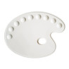 Leniar plastic oval palette, medium 29x22 cm - sklep plastyczny - szal