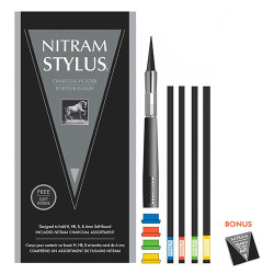 Nitram Stylus profesjonalna obsadka + węgiel 4 szt - sklep plastyczny