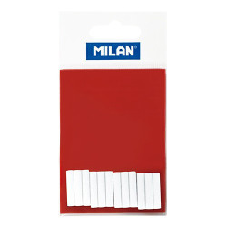 Milan zestaw 12 białych wkładów do gumki elektrycznej - sklep plastycz
