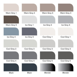 Winsor&Newton promarker grey and black set of 24 colors