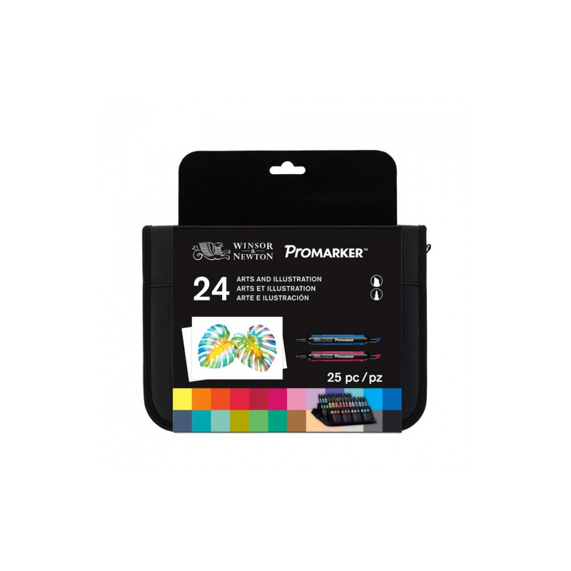 Winsor&Newton promarker arts and illustration set of 24 colour