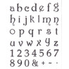 Viva Decor A5 Clear Silicone Stamps Set - Small Alphabet - szal art -