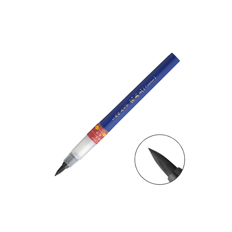 Kuretake bimoji cambio brush pen large black - sklep plastyczny - szał