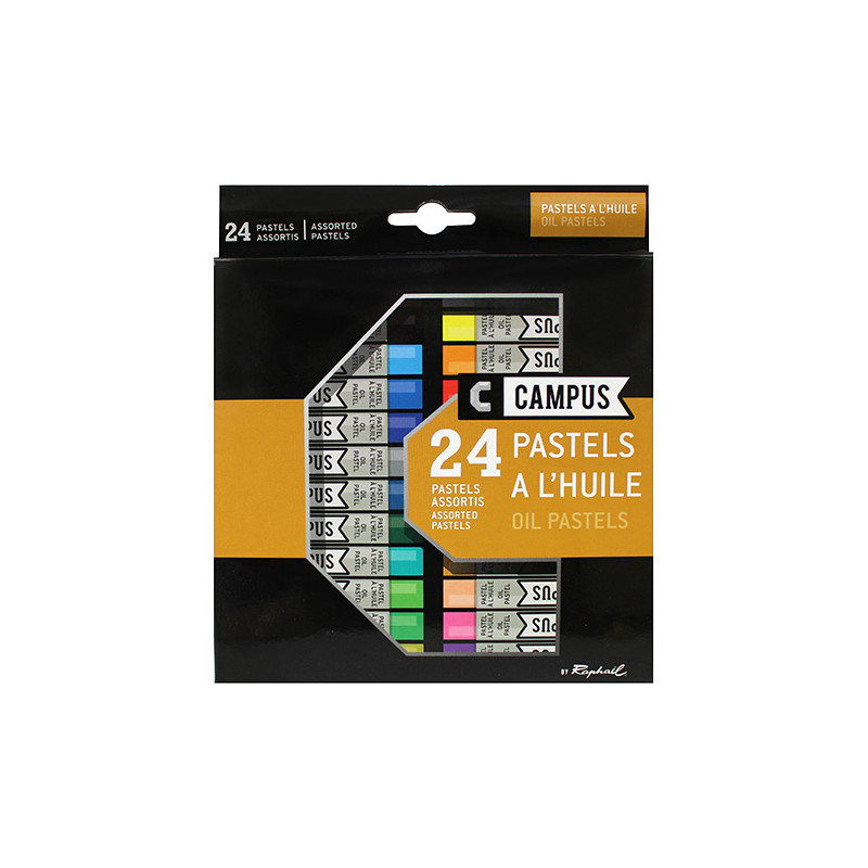 Campus set of oil pastels 24 colors