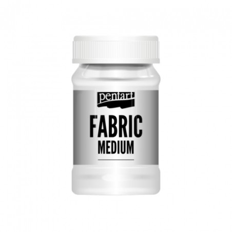 Pentart fabric medium do farb do tkanin i skór 100ml - sklep plastyczn