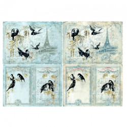 Decoupage paper A3 ITD 315 - szal art - sklep plastyczny