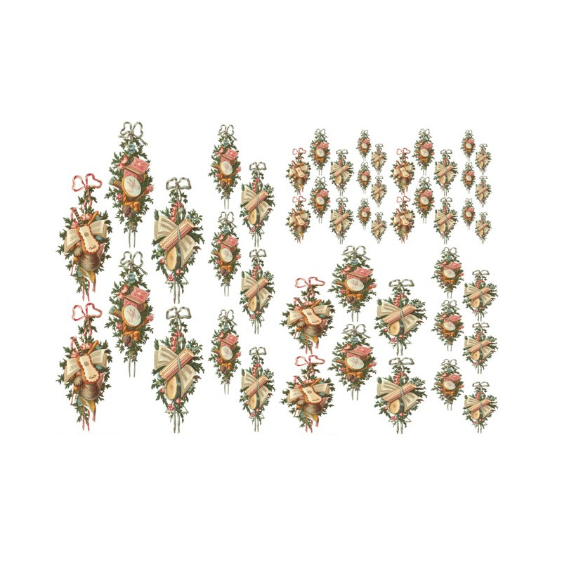 Papier do decoupage A3 ITD 178 stroiki bożonarodzeniowe - Sklep plasty