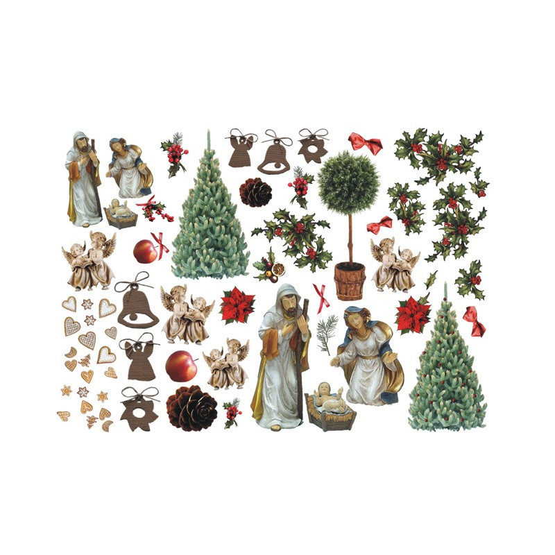 Decoupage paper A3 ITD 181 christmas decorations
