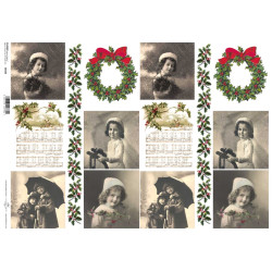 A3 decoupage paper ITD 454 - szal art - sklep plastyczny