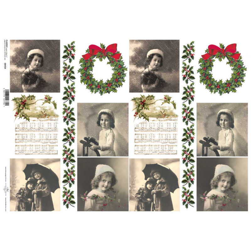 A3 decoupage paper ITD 454 - szal art - sklep plastyczny