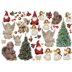 Decoupage paper A3 ITD 190 Christmas decorations