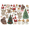 Decoupage paper A3 ITD 190 Christmas decorations