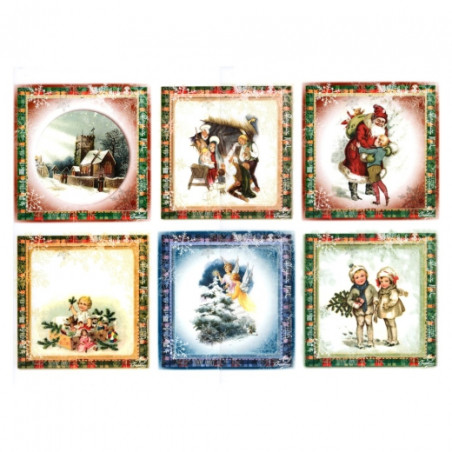 Decoupage paper A3 ITD 344 christmas themes