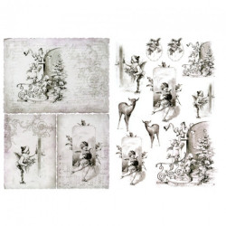 Decoupage paper A3 ITD 314 vintage decorations