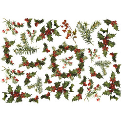 Decoupage paper A3 ITD 197 holly