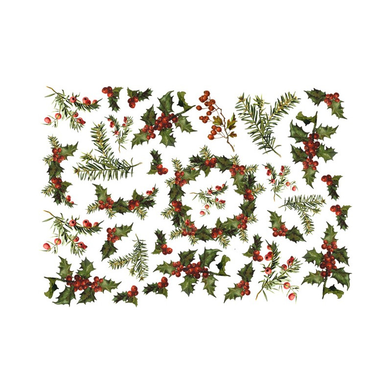 Decoupage paper A3 ITD 197 holly
