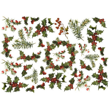 Decoupage paper A3 ITD 197 holly
