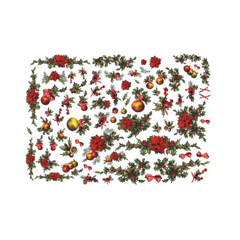 Papier do decoupage A3 ITD 177 dekoracje świąteczne - Sklep plastyczny